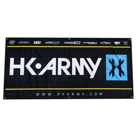 HK Army Typeface Banner - 84 mal 172 cm groß