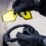 HK Army Hostile - BSX Tango Airsoft Goggle / Brille mit 3 Stück thermal Gläsern - Black