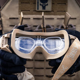 HK Army Hostile - BSX Tango Airsoft Goggle / Brille mit 3 Stück thermal Gläsern - Tan