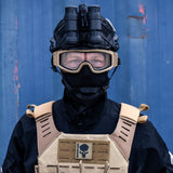HK Army Hostile - BSX Tango Airsoft Goggle / Brille mit 3 Stück thermal Gläsern - Tan