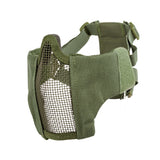 HK Army BSX Mesh Mask - Outlaw - Airsoft Gitter Maske - Oliv