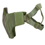 HK Army BSX Mesh Mask - Outlaw - Airsoft Gitter Maske - Oliv