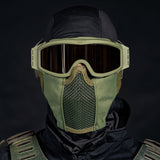 HK Army BSX Mesh Mask - Outlaw - Airsoft Gitter Maske - Oliv