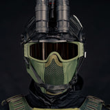 HK Army BSX Mesh Mask - Outlaw - Airsoft Gitter Maske - Oliv