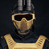 HK Army BSX Mesh Mask - Outlaw - Airsoft Gitter Maske - Tan