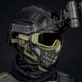 HK Army BSX Mesh Mask - Ranger SKULL - Airsoft Gitter Maske - Oliv