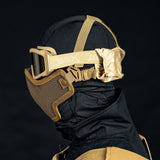 HK Army BSX Mesh Mask - Ranger - Airsoft Gitter Maske - Tan