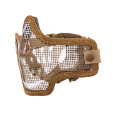 HK Army BSX Mesh Mask - Ranger SKULL - Airsoft Gitter Maske - Tan