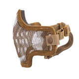 HK Army BSX Mesh Mask - Ranger SKULL - Airsoft Gitter Maske - Tan