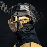 HK Army BSX Mesh Mask - Ranger SKULL - Airsoft Gitter Maske - Tan