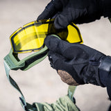 HK Army Hostile - BSX Tango Airsoft Goggle / Brille mit 3 Stück thermal Gläsern - Olive