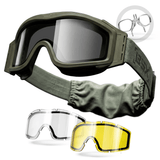 HK Army Hostile - BSX Tango Airsoft Goggle / Brille mit 3 Stück thermal Gläsern - Olive