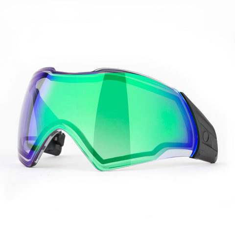 Push Unite Paintball Thermal Lense - Push Maskenglas - Chrome Green