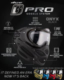 DYE I3 PRO GOGGLE - das Original ist zurück - ONYX BLACK