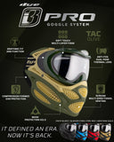 DYE I3 PRO GOGGLE - das Original ist zurück - Tac Olive