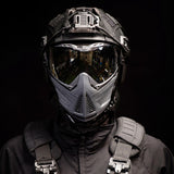 HK Army Push Unite MKII Paintball Maske - Nomad (Grey/Black) - Silver Lens