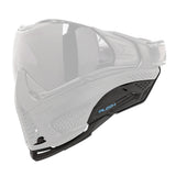 HK Army Push Unite MKII Paintball Maske - Warlord Soul - White Skull - Blue Lens
