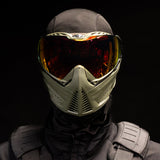 HK Army Push Unite MKII Paintball Maske - Raptor (Olive/Black) - Red Lens