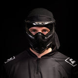 HK Army Push Unite MKII Paintball Maske - Watcher (Black/Black) - Clear Lens