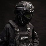 HK Army Push Unite MKII Paintball Maske - Rogue (Black/Grey) - Silver Lens