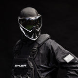 HK Army Push Unite MKII Paintball Maske -Seeker (Black/White) - Silver Lens
