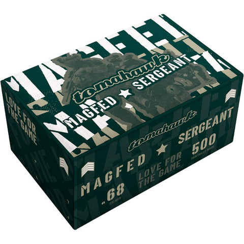 Tomahawk MagFed Sargent Paintballs - 500 pieces of the finest Mag Fed ammunition