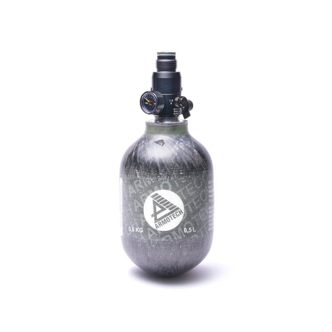 handpumpe 300 bar paintball Armotech Supralite 0,5 Liter Tank 300 Bar