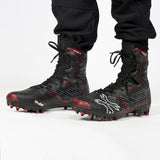HK Army Diggerz X1.5 Hightop Cleats paintball shoes red / black