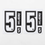 HK Army Number Sticker Packs - Nummern für Loader und Maske