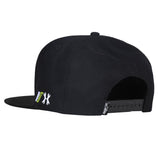 HK Army Cap - Split Snapback Hat - Black/Green/White
