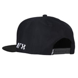 HK Army Cap - Split Snapback Hat - Black/White